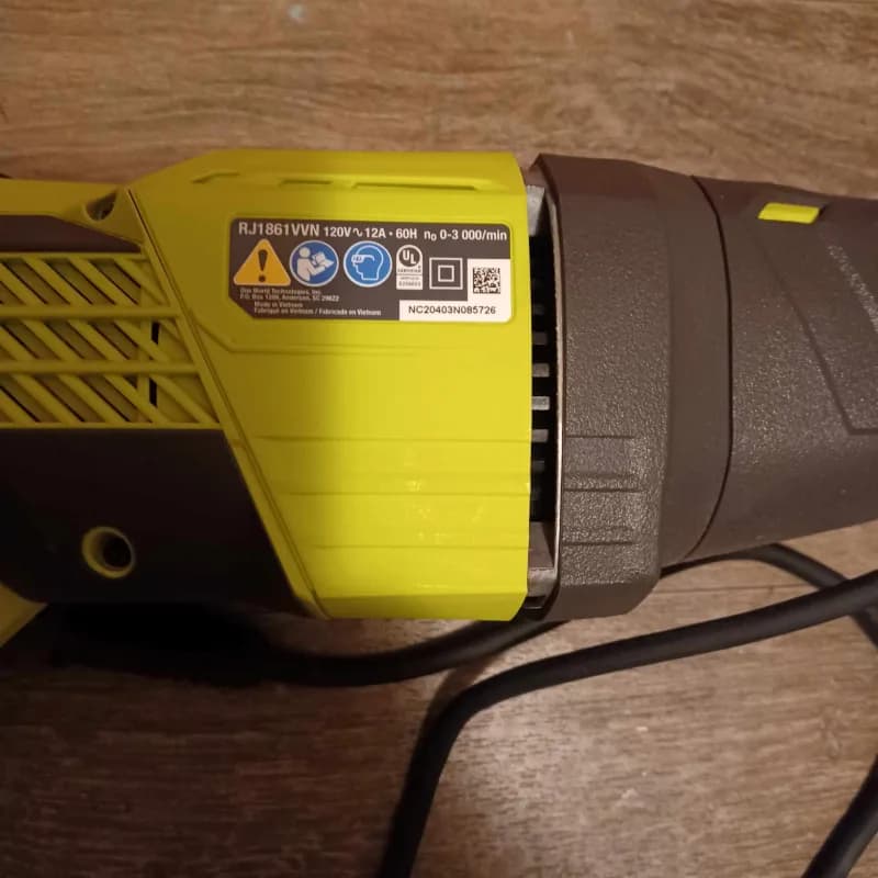 RYOBI 12A Reciprocating Saw — photo 3 of 3