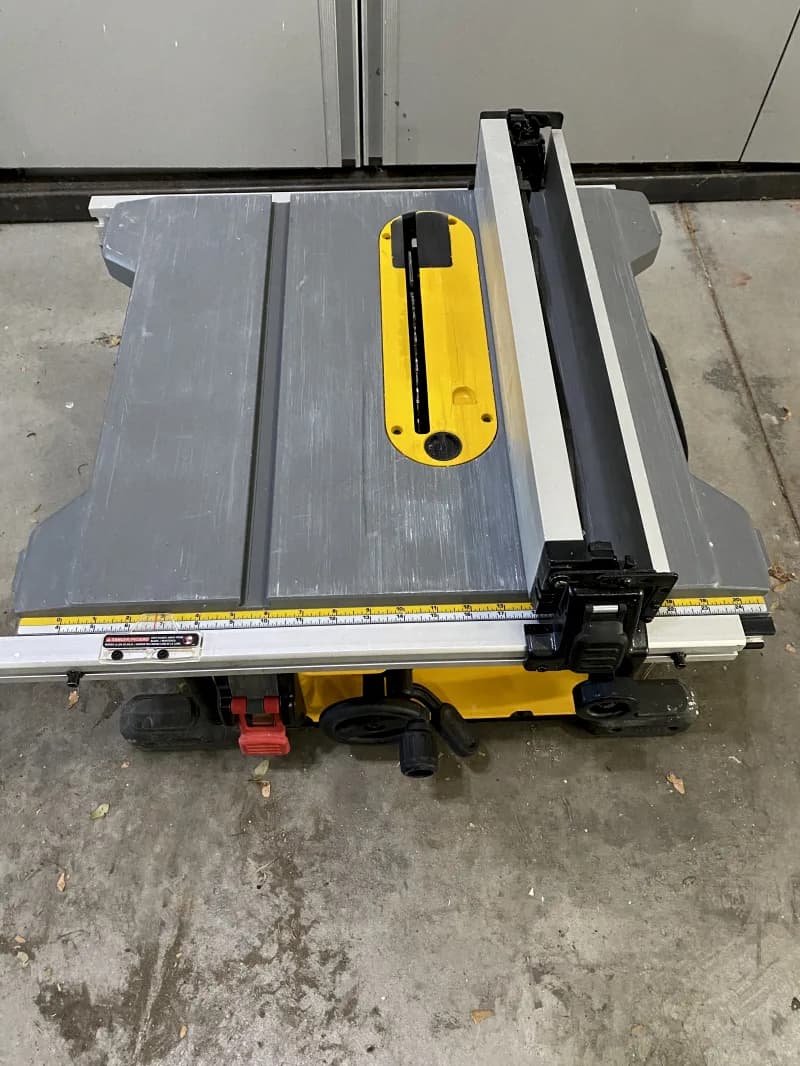 Table Saw: 8 1/4” jobsite table saw — photo 2 of 4