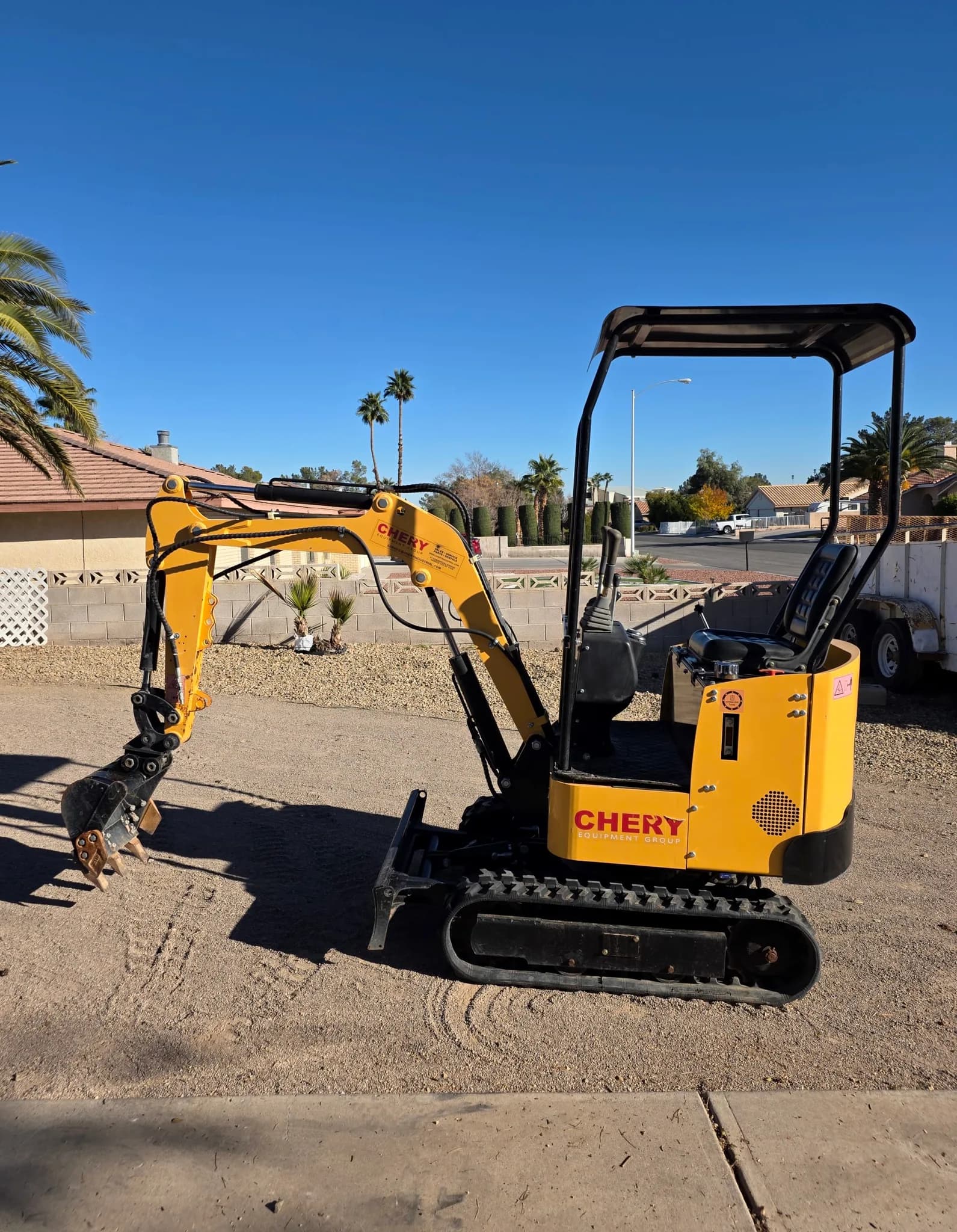 Mini Excavator with Attachments — photo 2 of 5