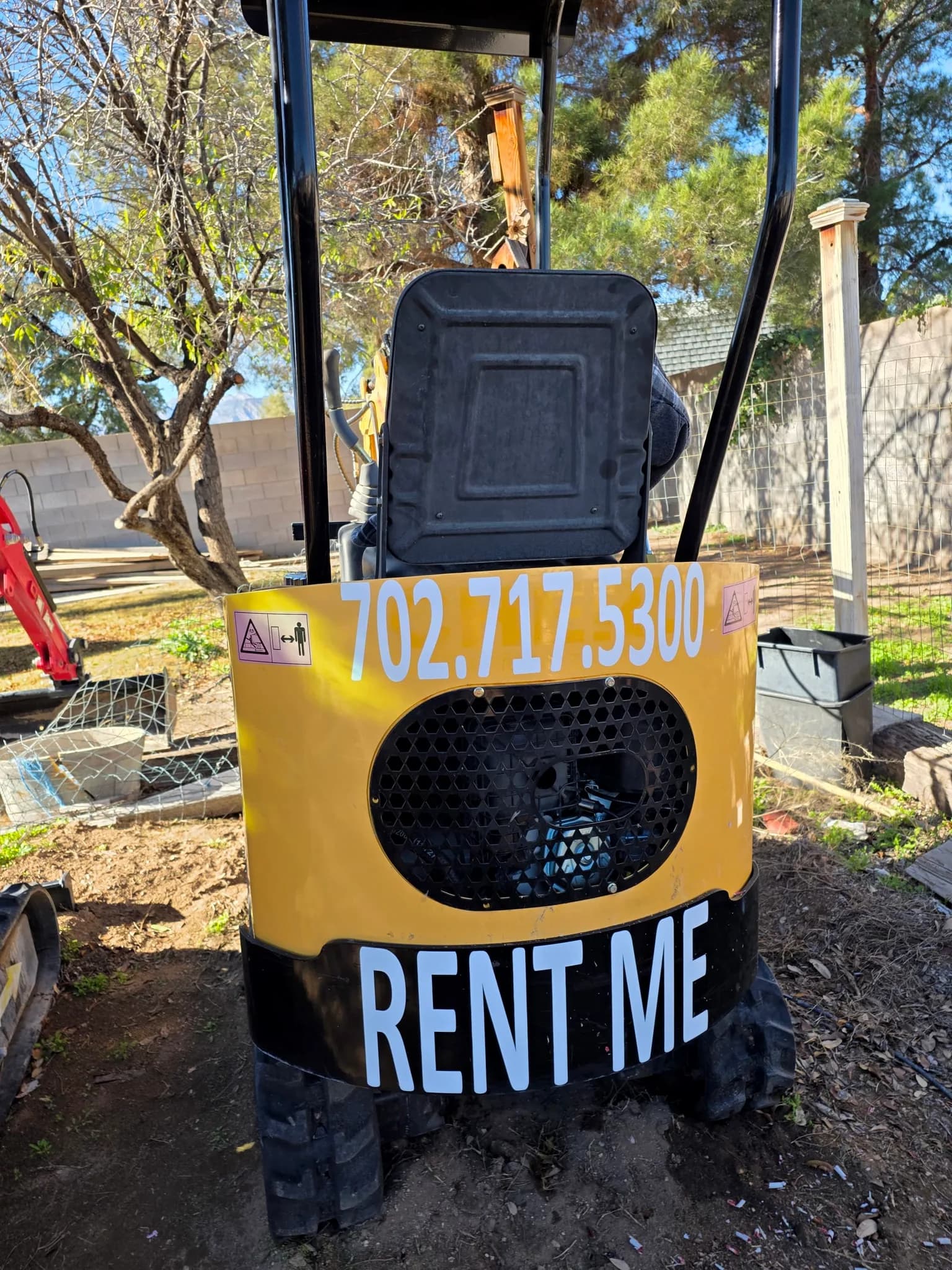 Mini Excavator with Attachments — photo 5 of 5