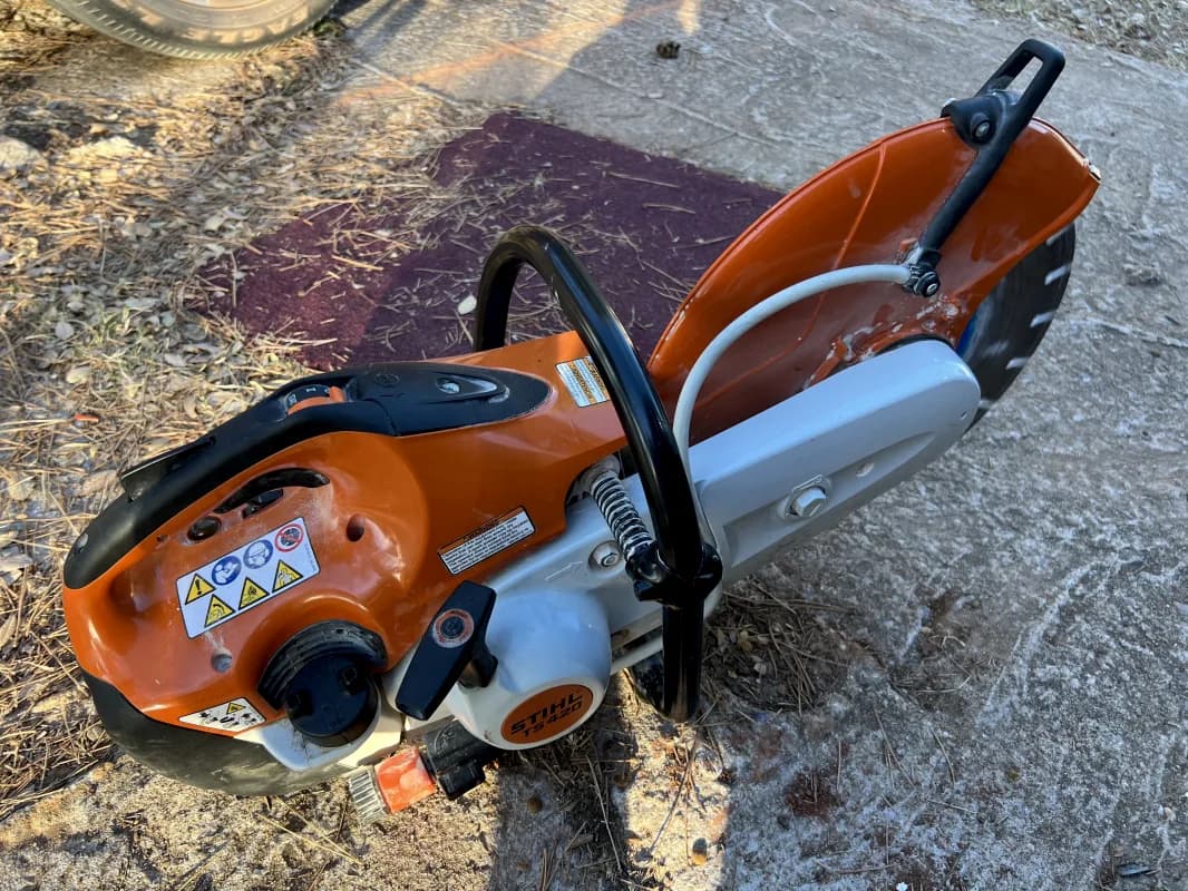 stihl concrete saw, 14” TS420 — photo 4 of 4