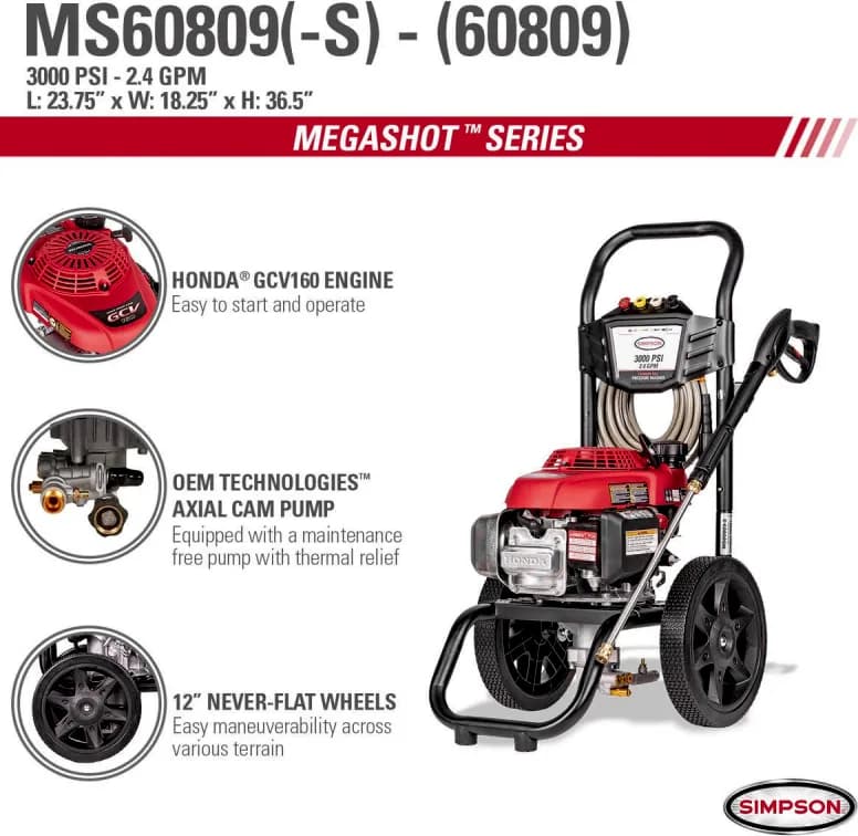Simpson Pressure Washer — photo 6 of 7