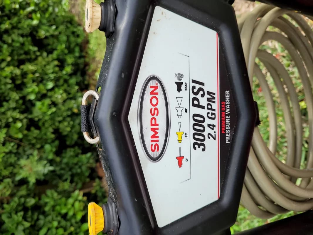 Simpson Pressure Washer — photo 2 of 7
