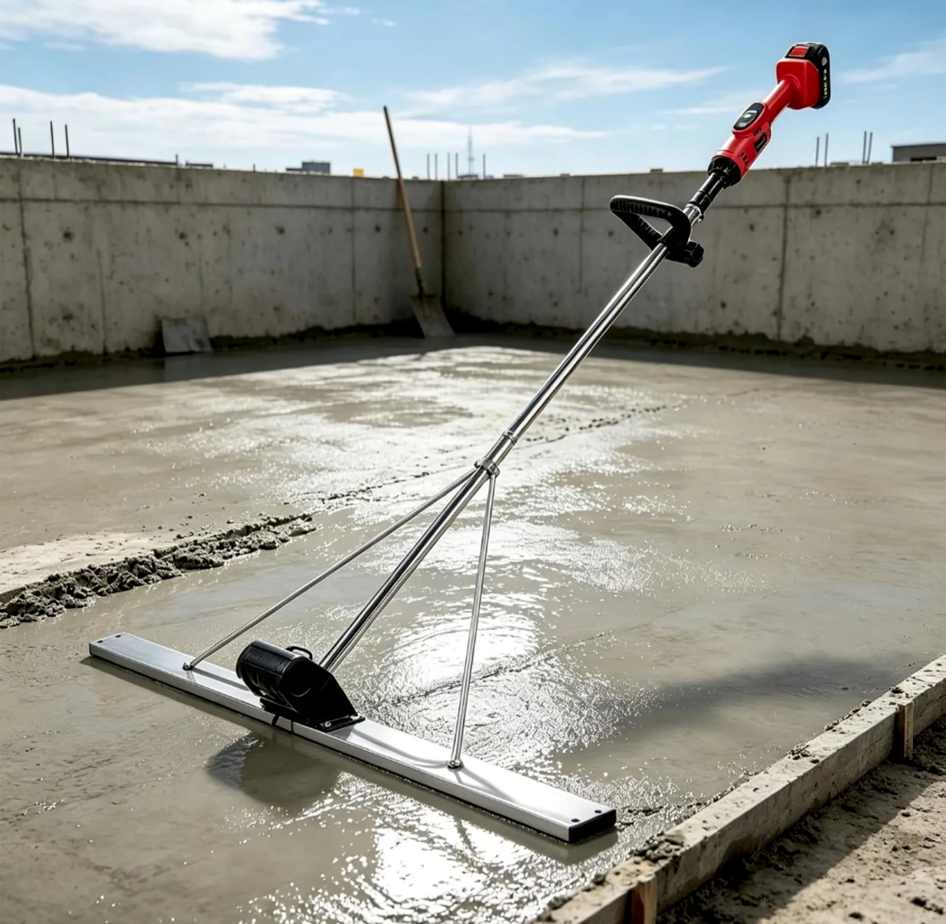 Techimes Battery Powered Concrete Screed