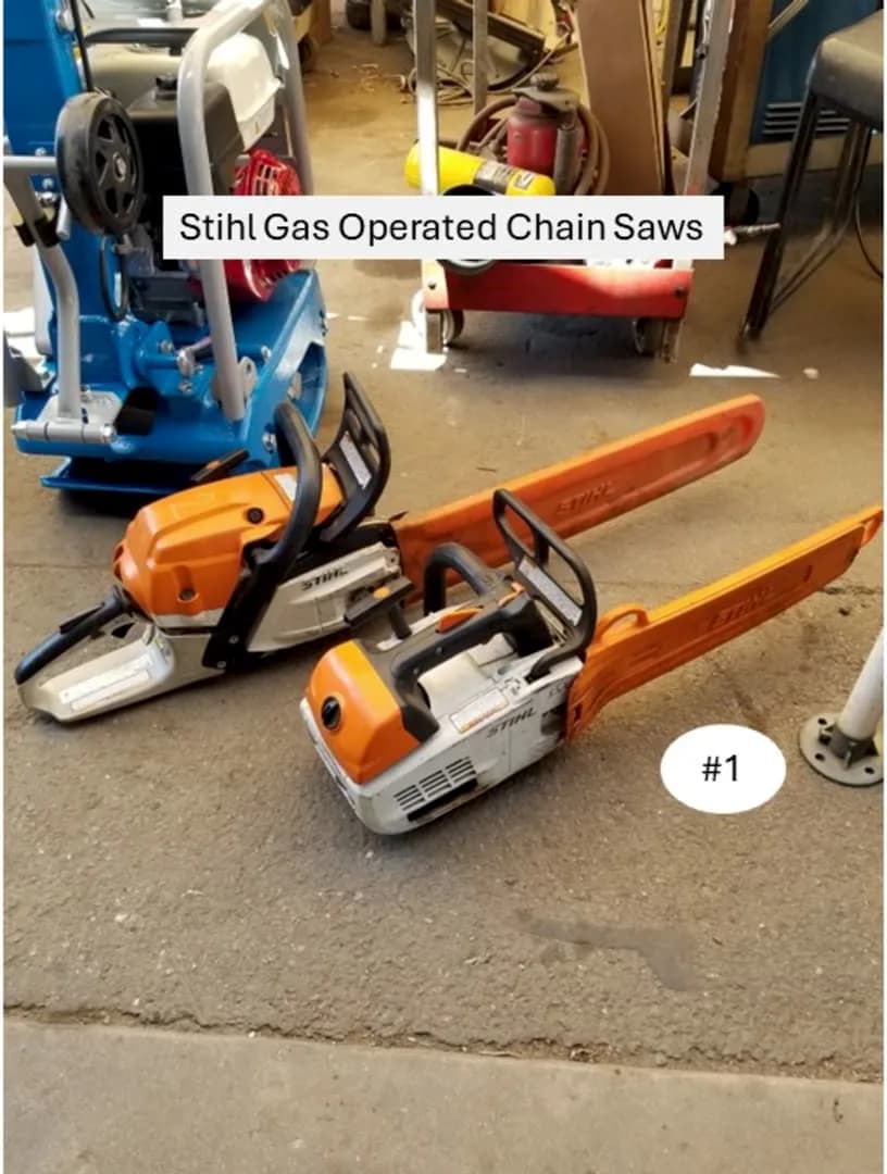 Stihl Gas Operated Chain Saw- #01