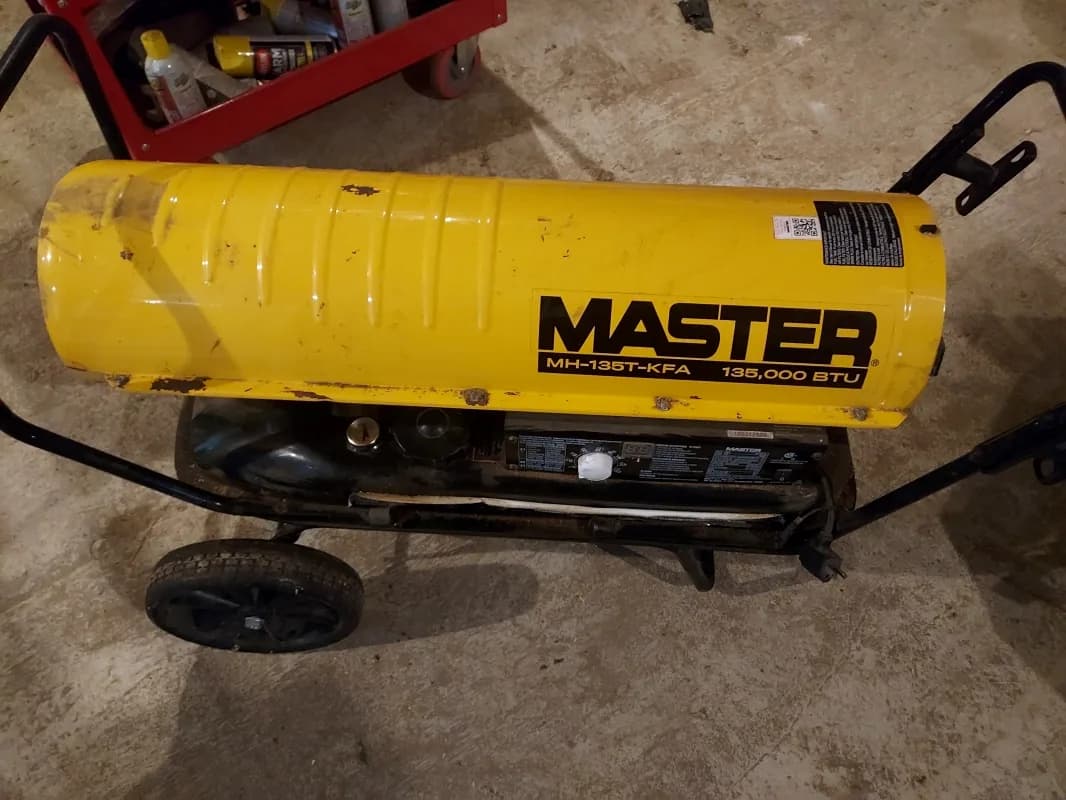 Forced hot air heater/ shop heater — photo 3 of 3