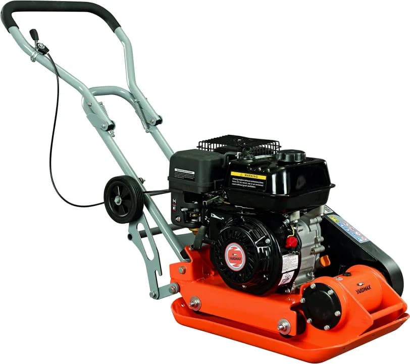 YARDMAX 2500 lb. Compaction Force Plate Compactor 6.5HP/196c — photo 2 of 5