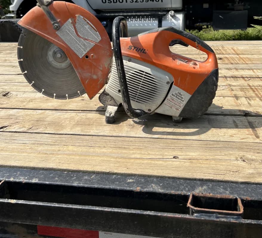 Stihl TS420 Concrete Saw 14” — photo 2 of 3