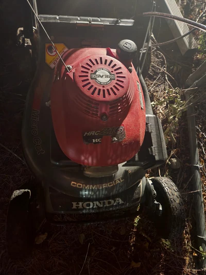 commercial Honda push mower — photo 2 of 3