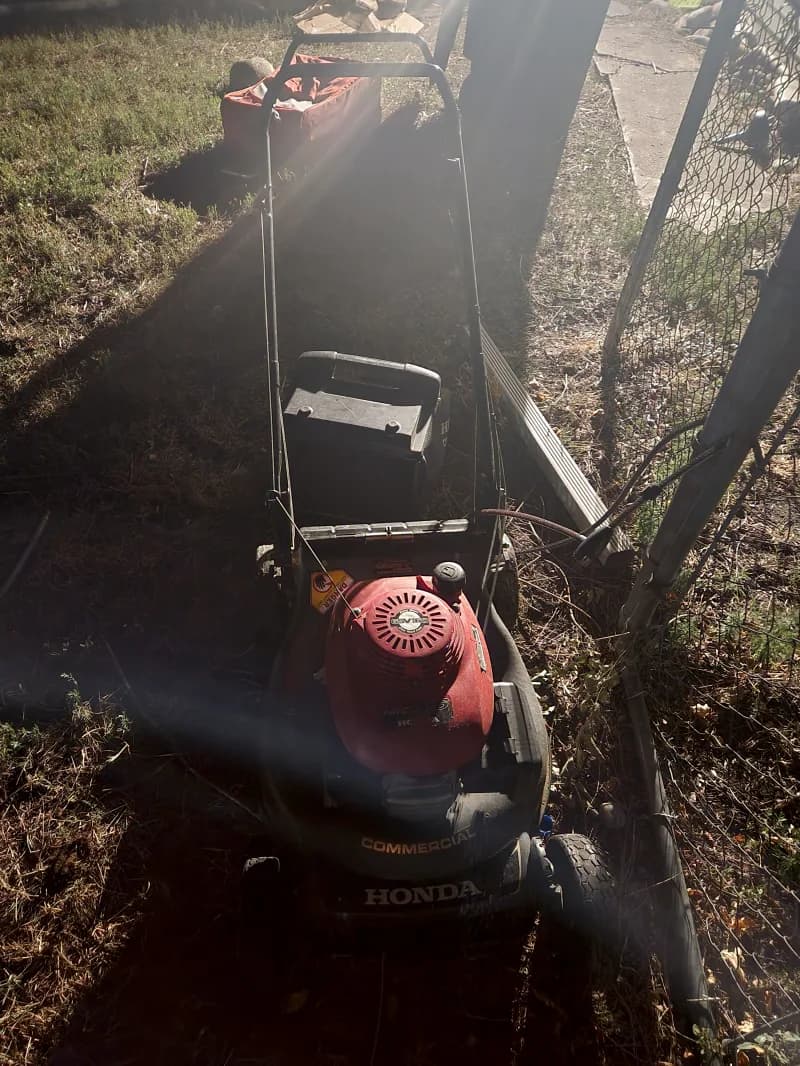 commercial Honda push mower — photo 3 of 3