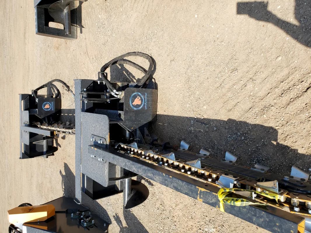 trencher skid steer attachment — photo 2 of 3