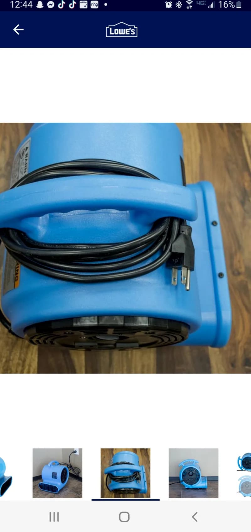 floor blower — photo 2 of 3