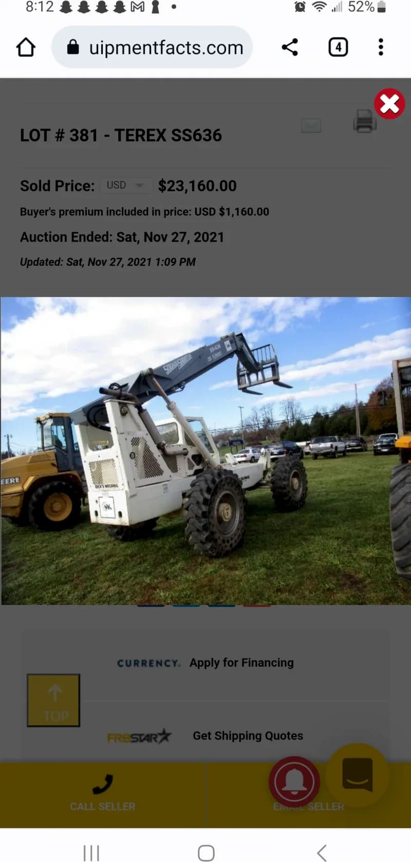 Telehandler — photo 3 of 3