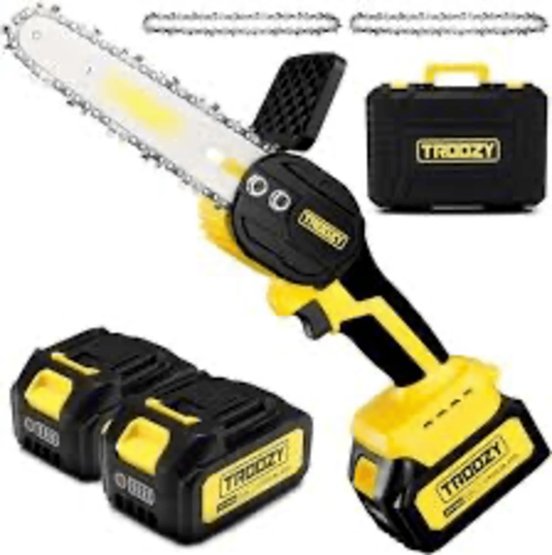 TROOZY Cordless Pole Saw & Mini Chainsaw 2-IN-1, 21V 3Ah Battery — photo 7 of 8
