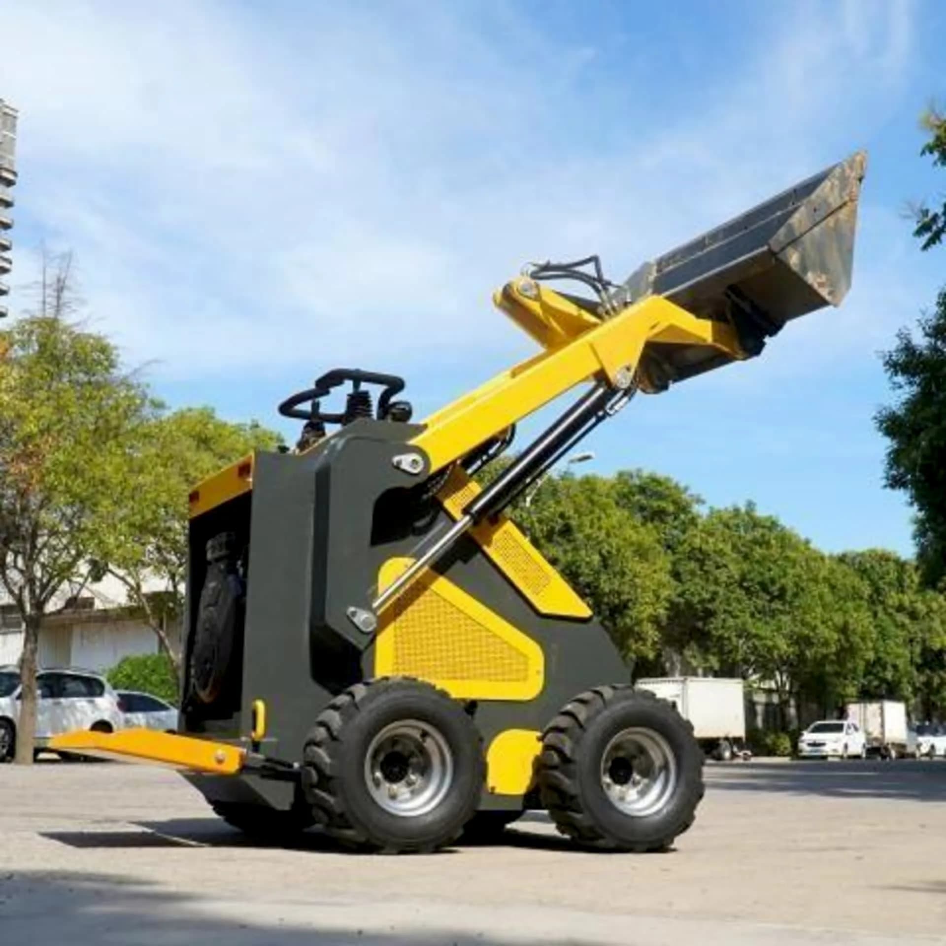 Mini Skid Steer Wheel Loader — photo 4 of 10