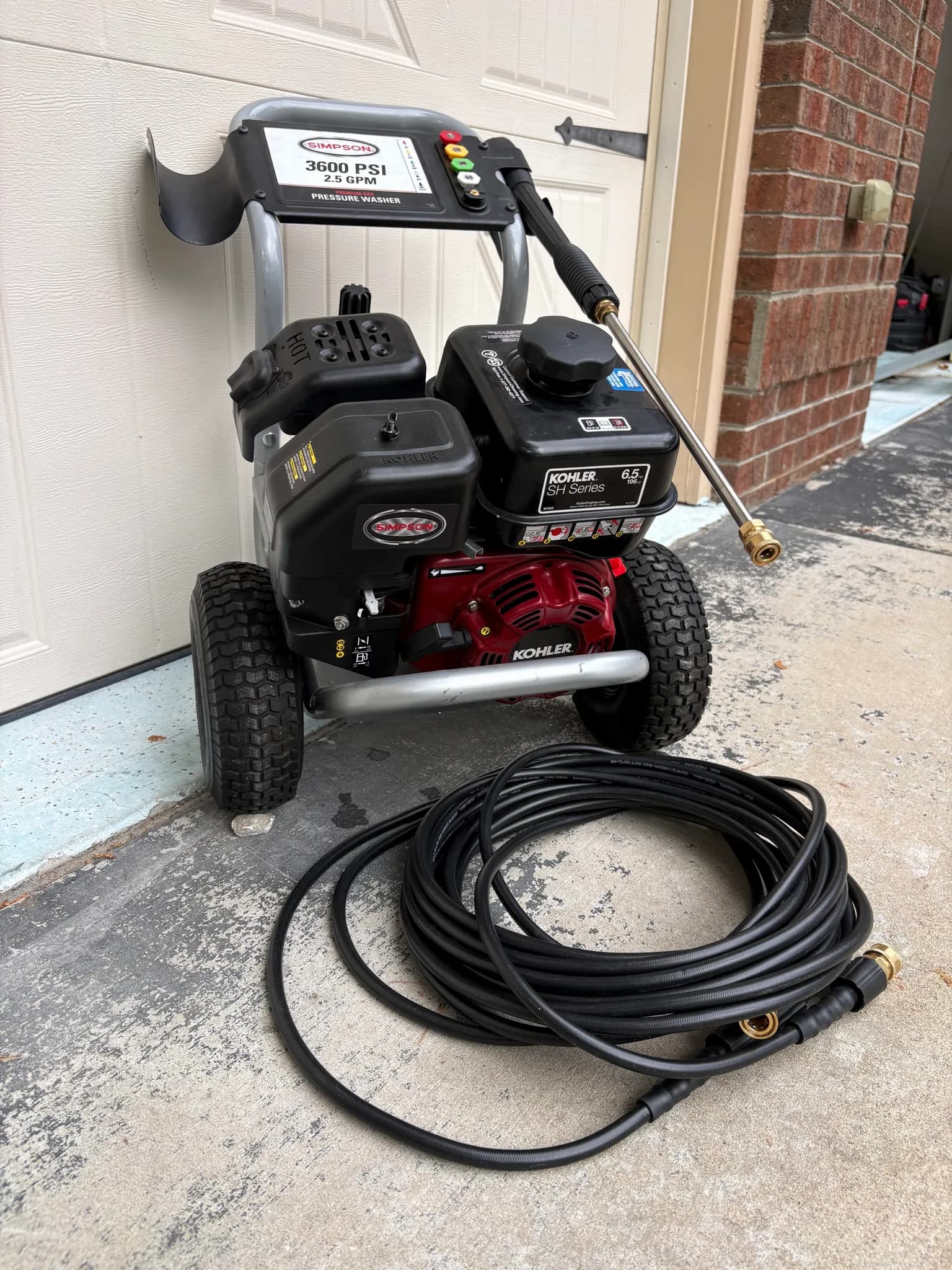 Simpson 3600 PSI Pressure Washer — photo 4 of 5