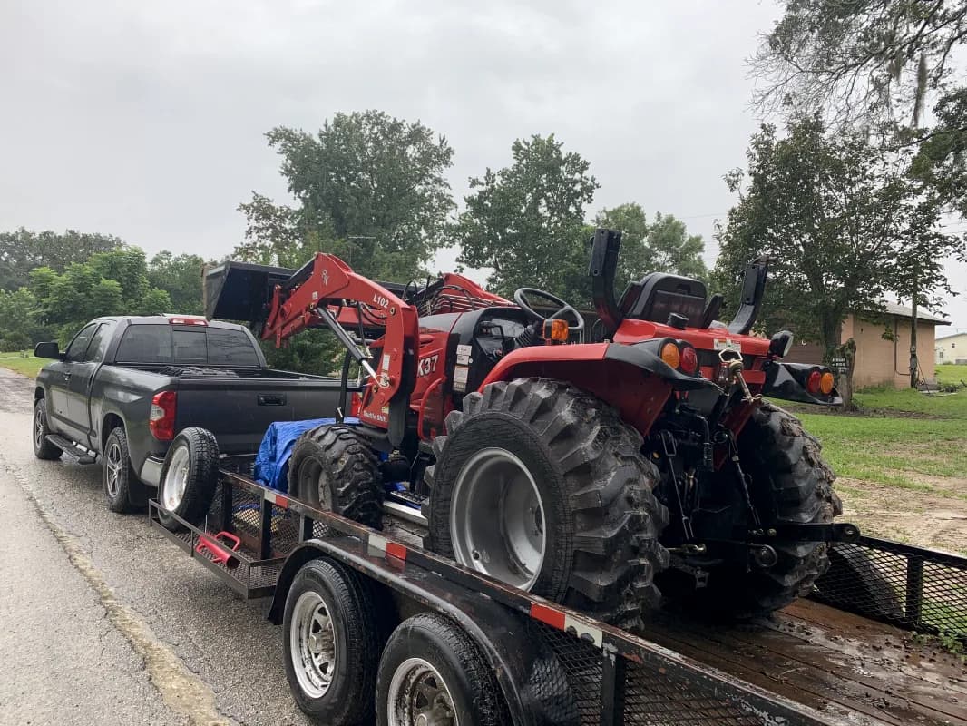 RK37S Tractor with available attachments — photo 3 of 3
