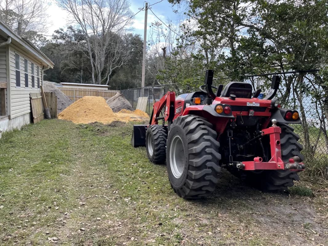 RK37S Tractor with available attachments — photo 2 of 3
