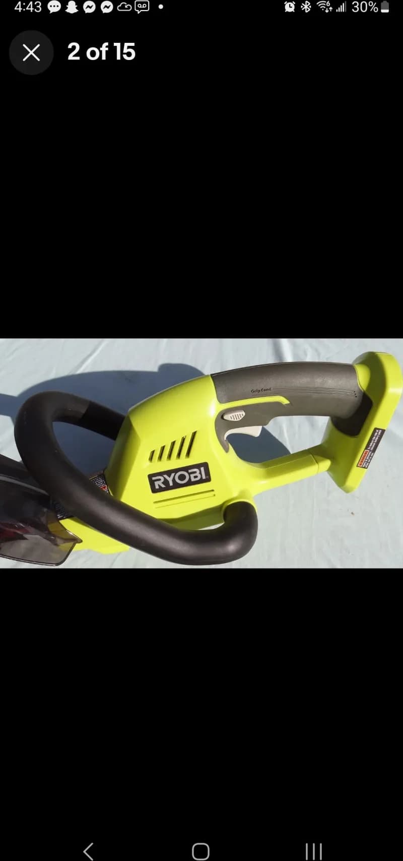 Cordless 22 inch Hedge Trimmer — photo 4 of 4