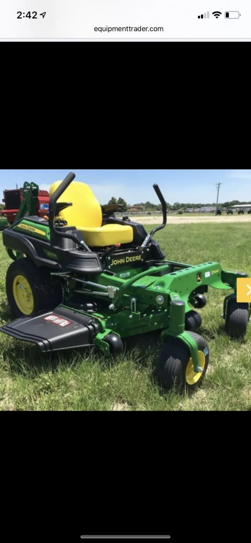Commerical John Deere zero turn