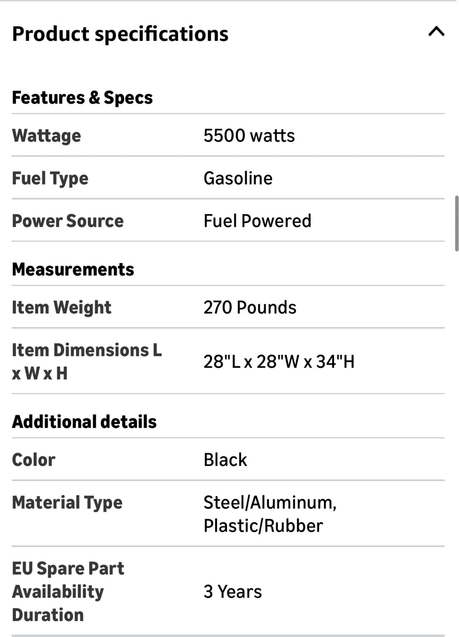 Honda EU7000IS Generator — photo 3 of 5