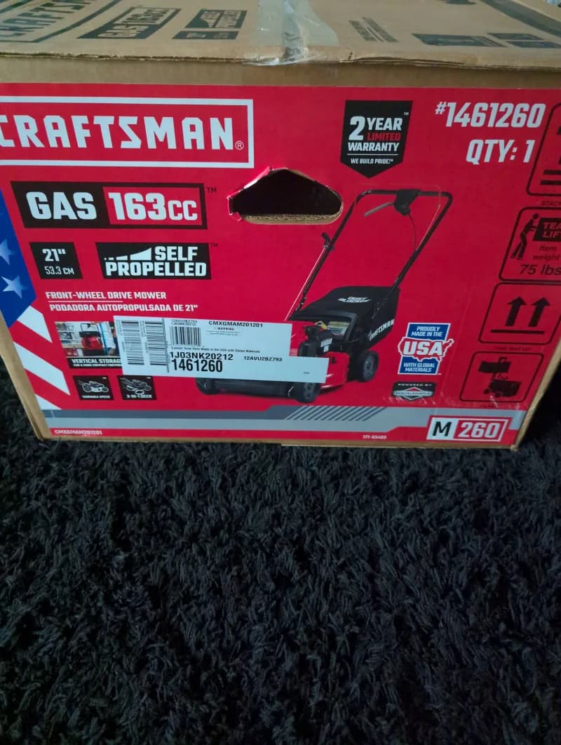 Craftsman Gas 163cc Lawnmower — photo 2 of 3