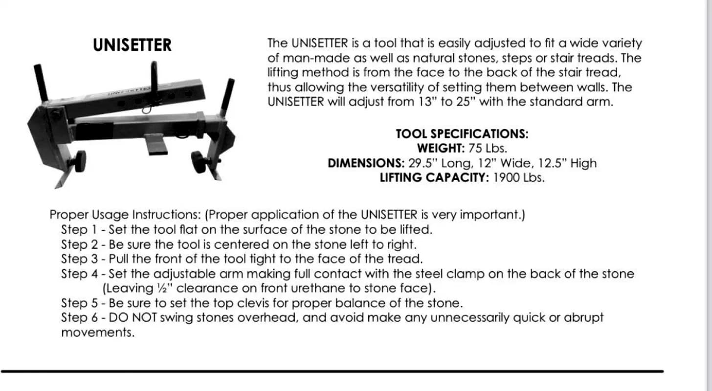 Uni-Setter — photo 2 of 3