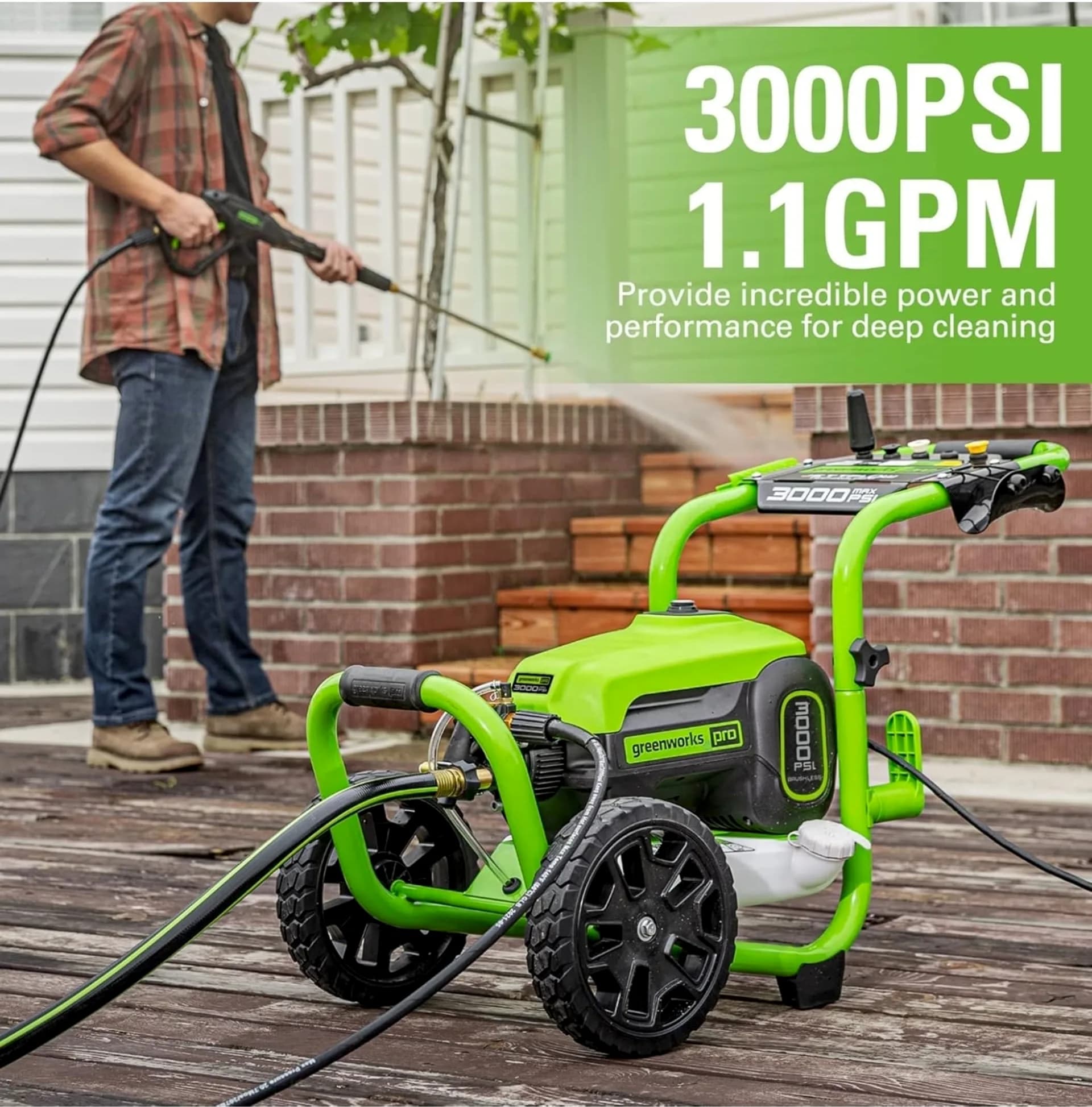 Greenworks Pro Electric Pressure Washer — photo 3 of 4