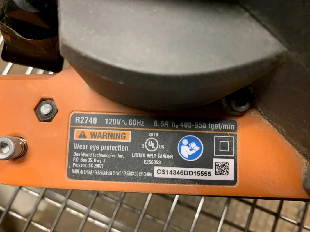 Rigid Belt Sander