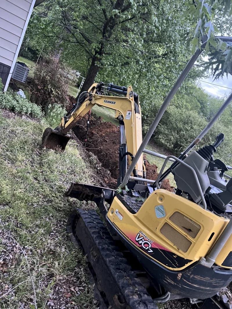 Yanmar Vio17 mini excavator