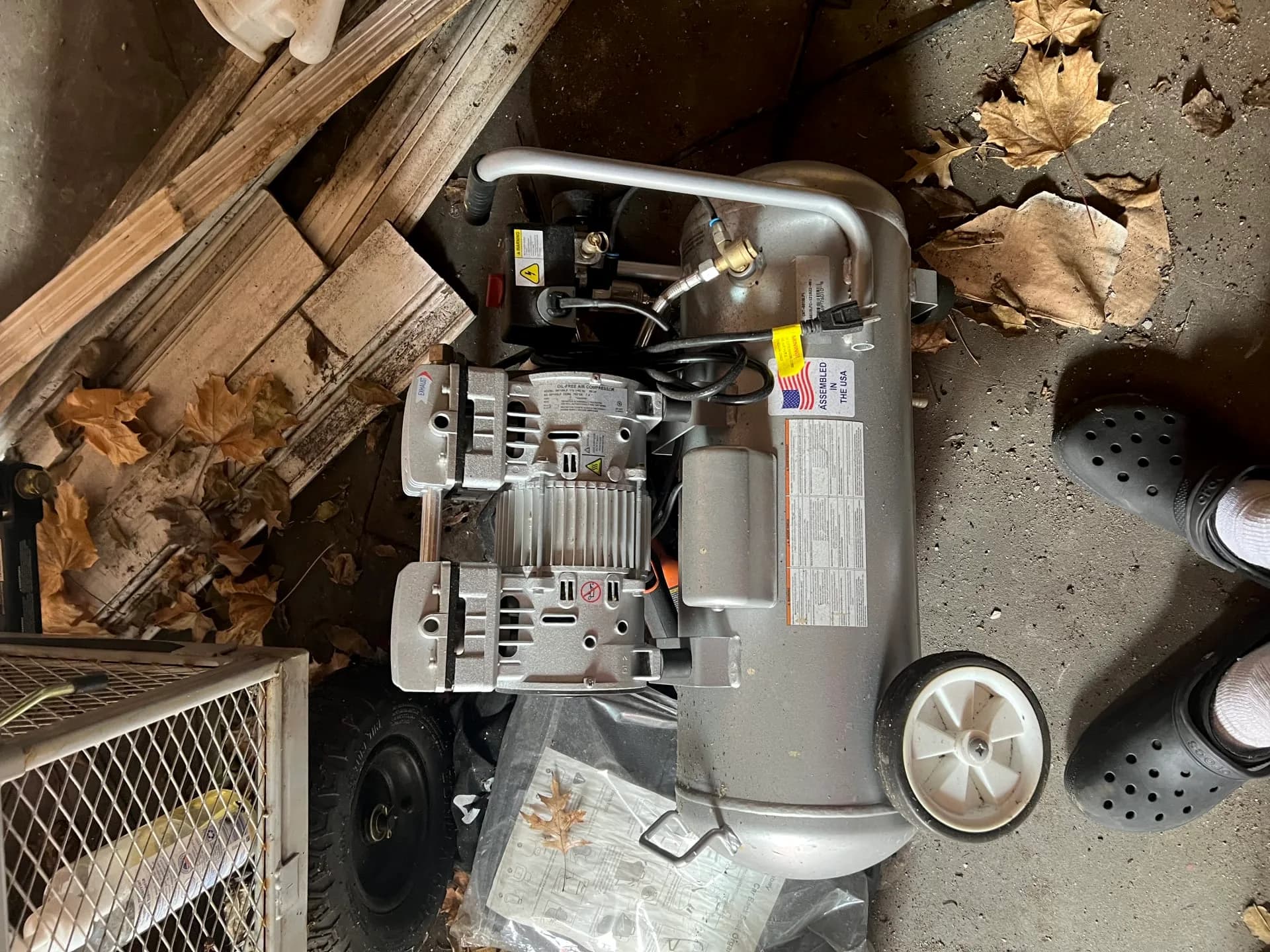 Twin-Cylinder Air Compressor