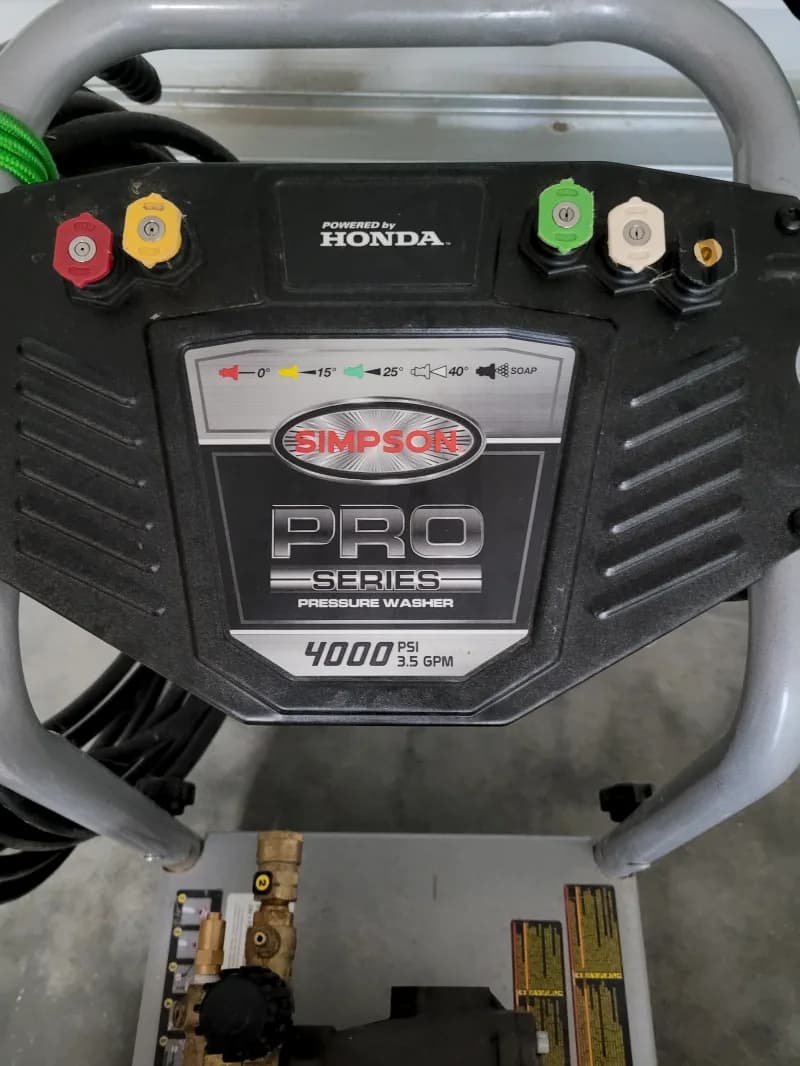 Simpson 4000Psi Pressure Washer