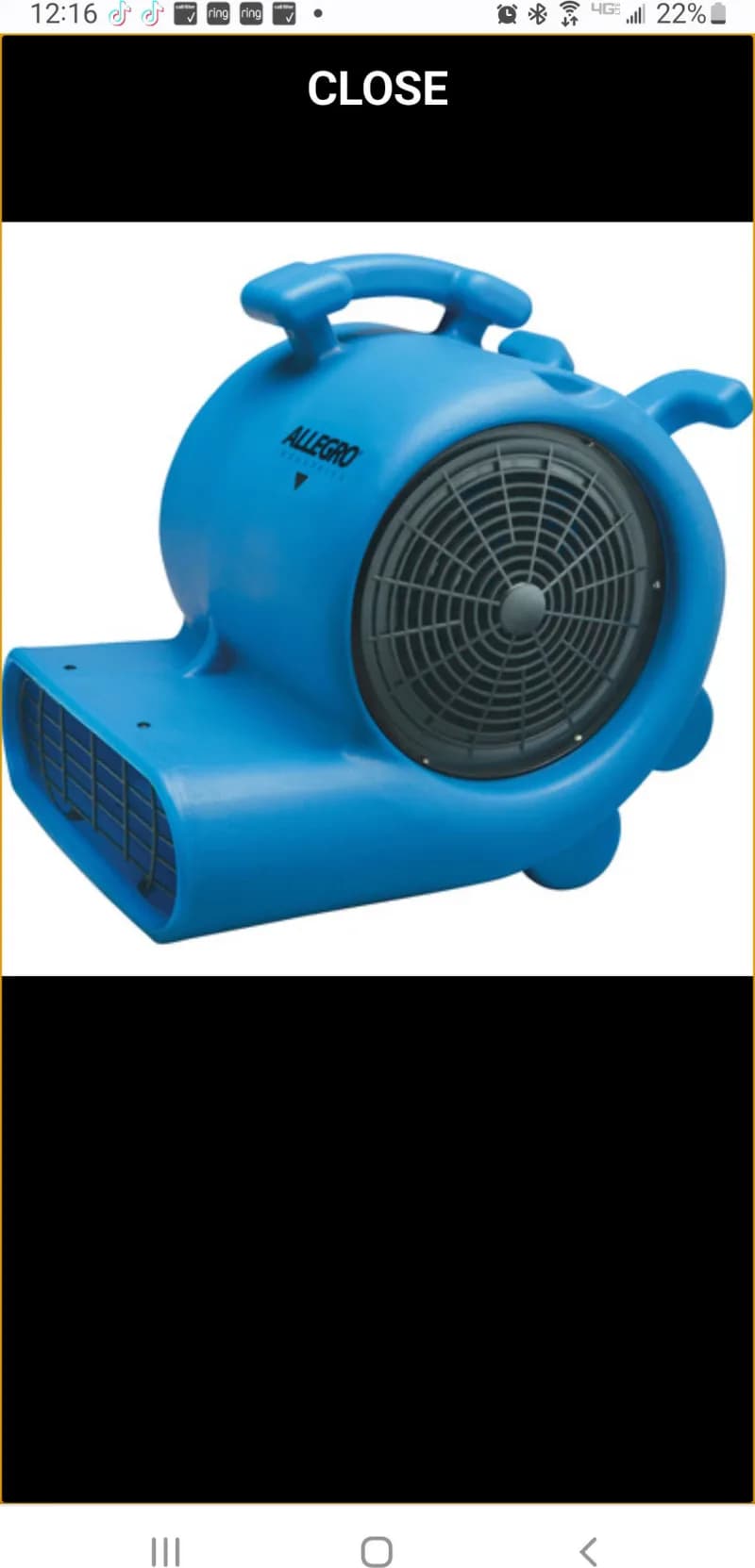 floor blower