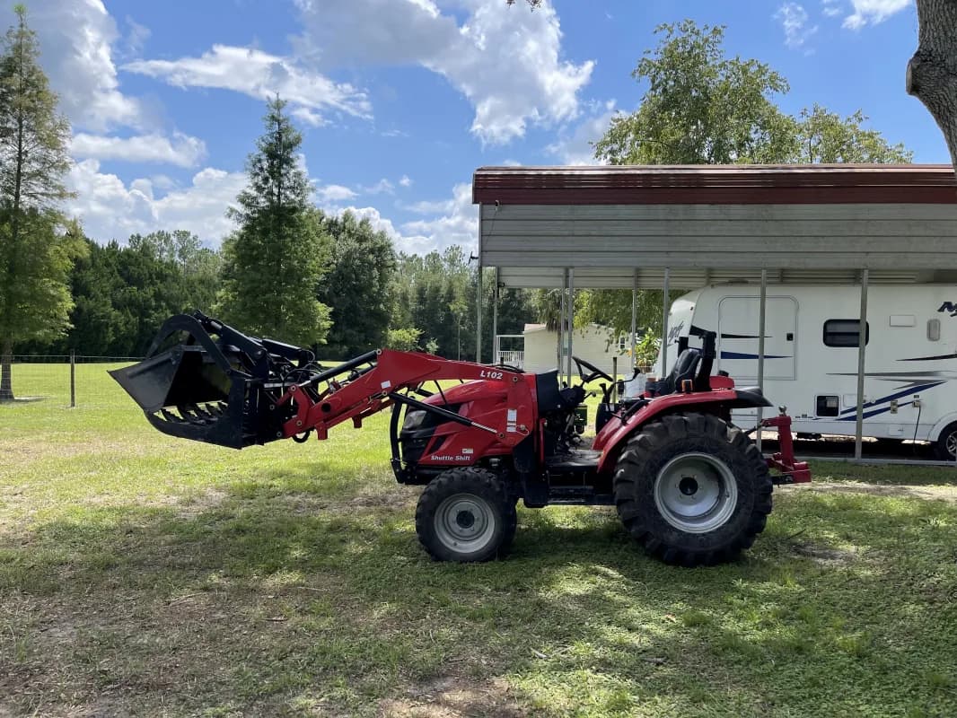 RK37S Tractor with available attachments