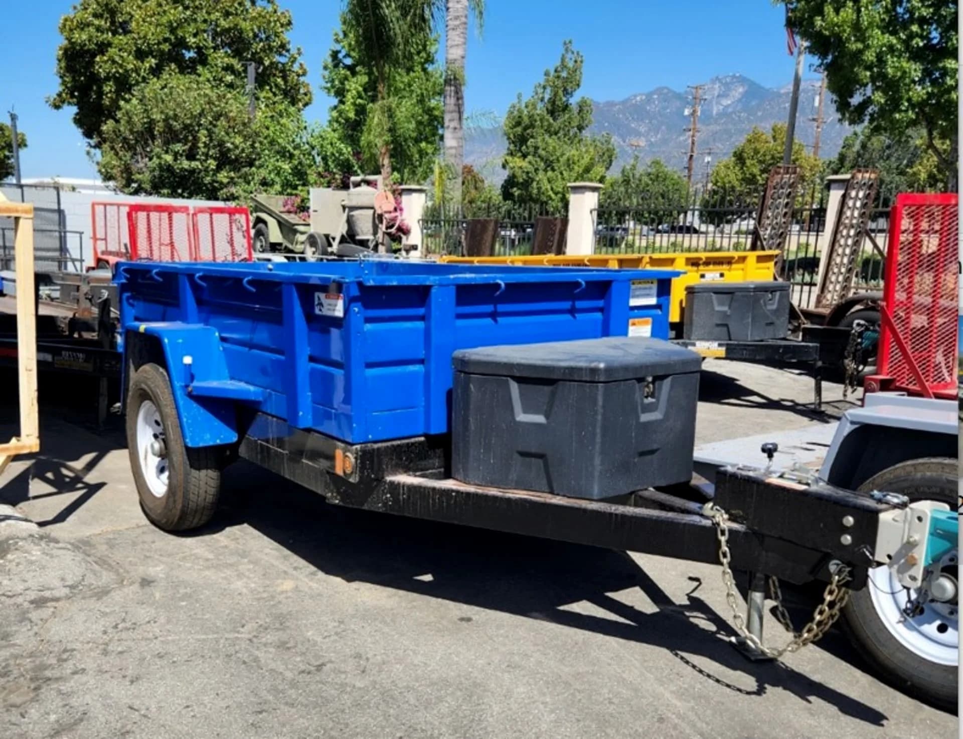 Single Axle Dump Trailer 5x8