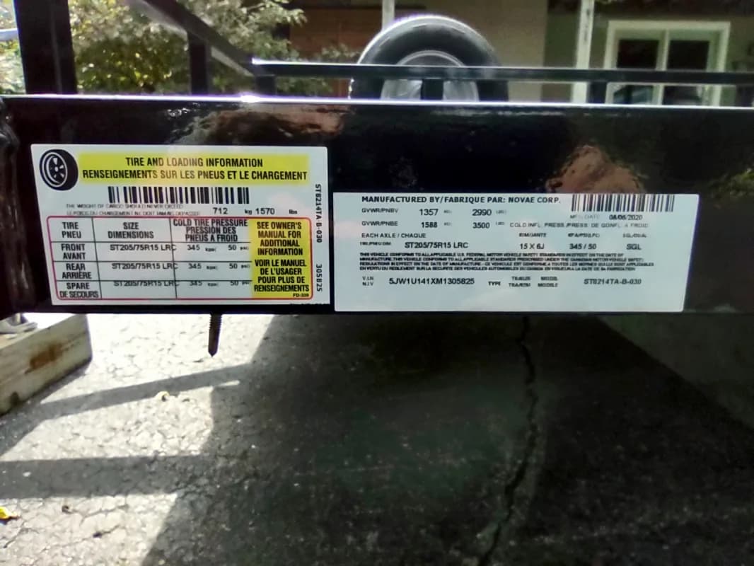 Single Axle Tube Top Utility Trailer