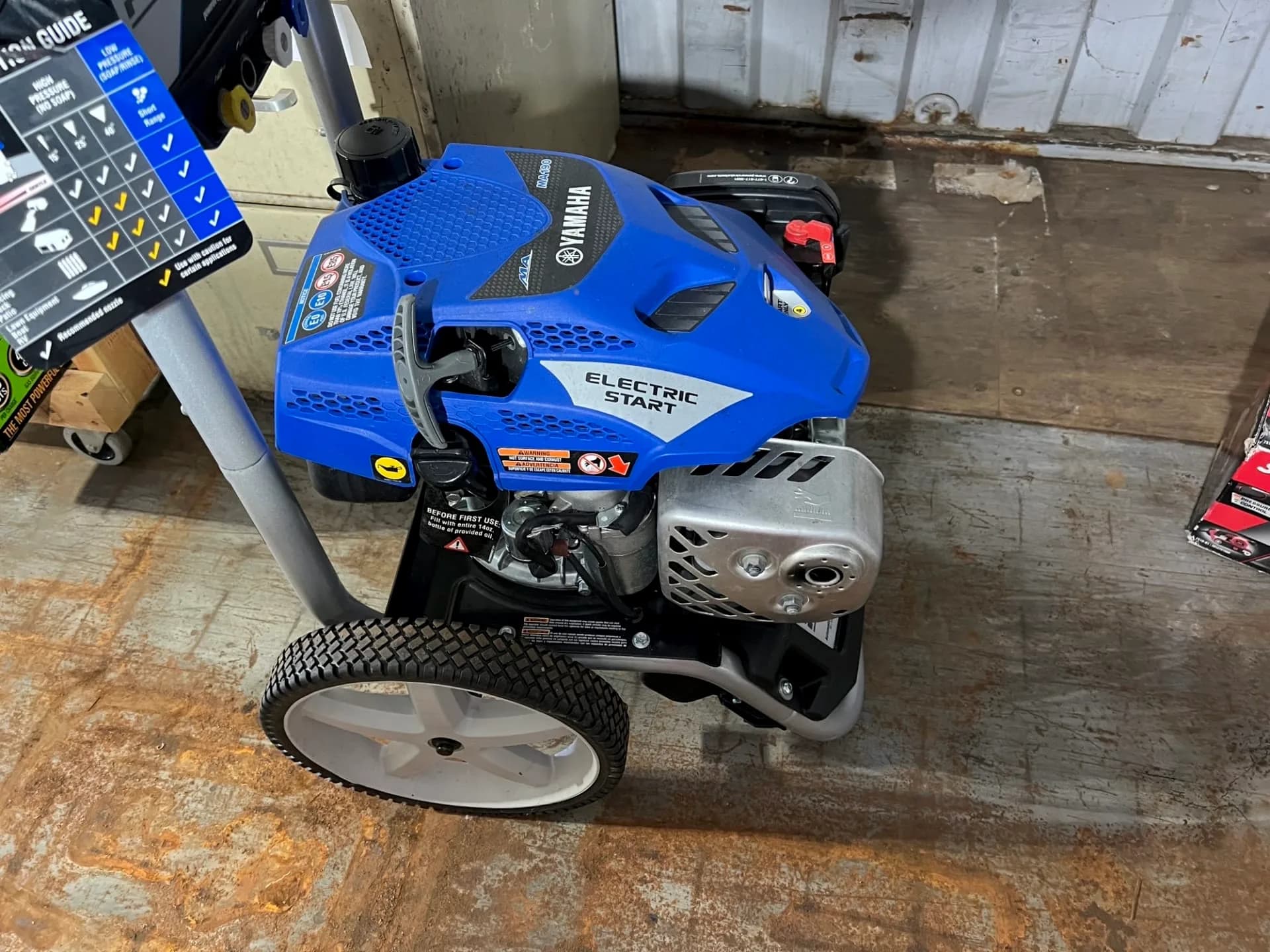Yamaha Electric Start Power Washer