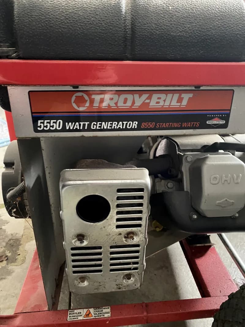 Troy-Bilt 5500 Watt Generator